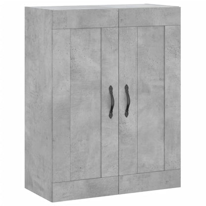 Skříň Highboard Betonově Šedá 69,5X34X180 Cm Kompozitní Dřevo