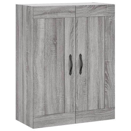 Skříň Highboard Šedá Sonoma 69,5 X 34 X 180 Cm Kompozitní Dřevo