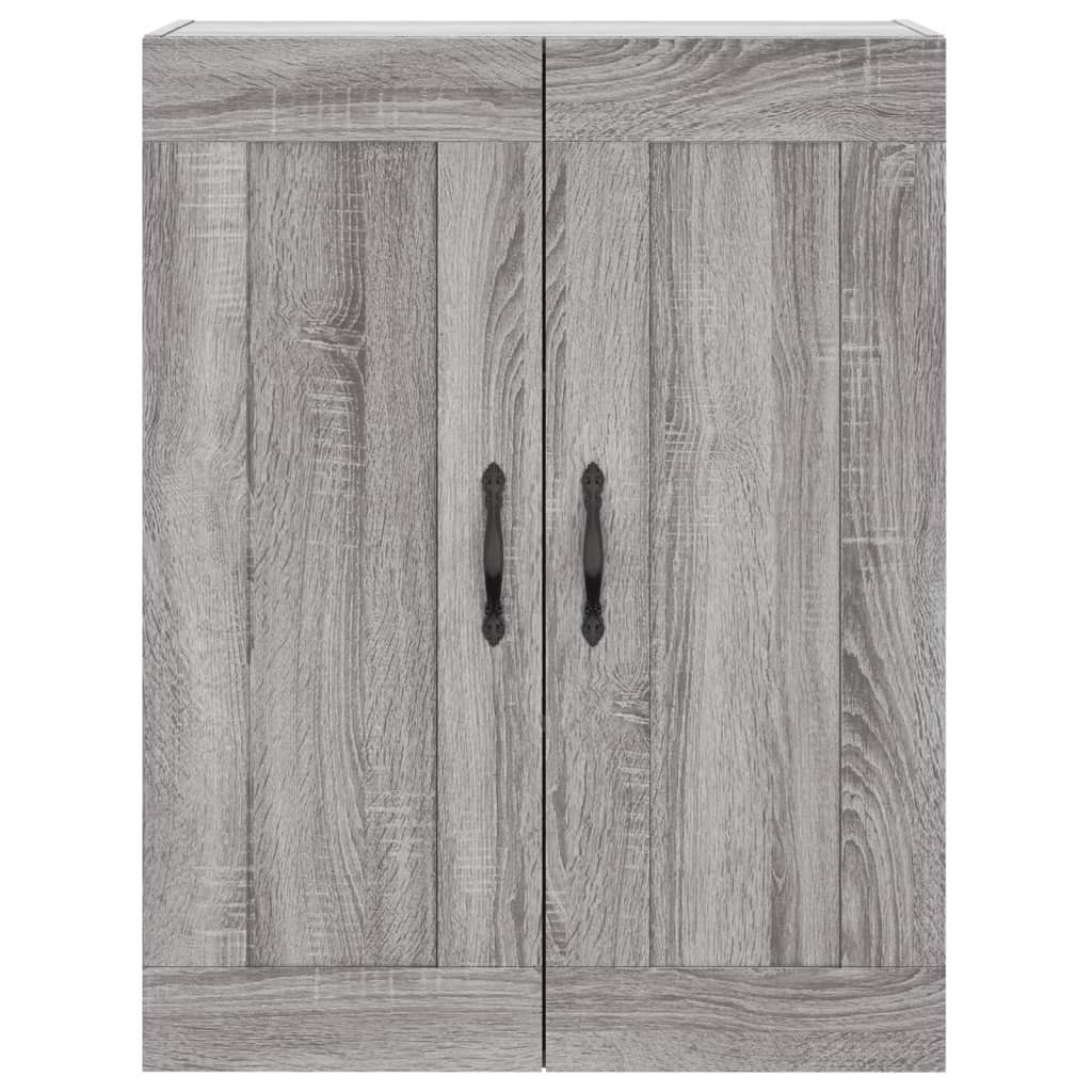 Skříň Highboard Šedá Sonoma 69,5 X 34 X 180 Cm Kompozitní Dřevo