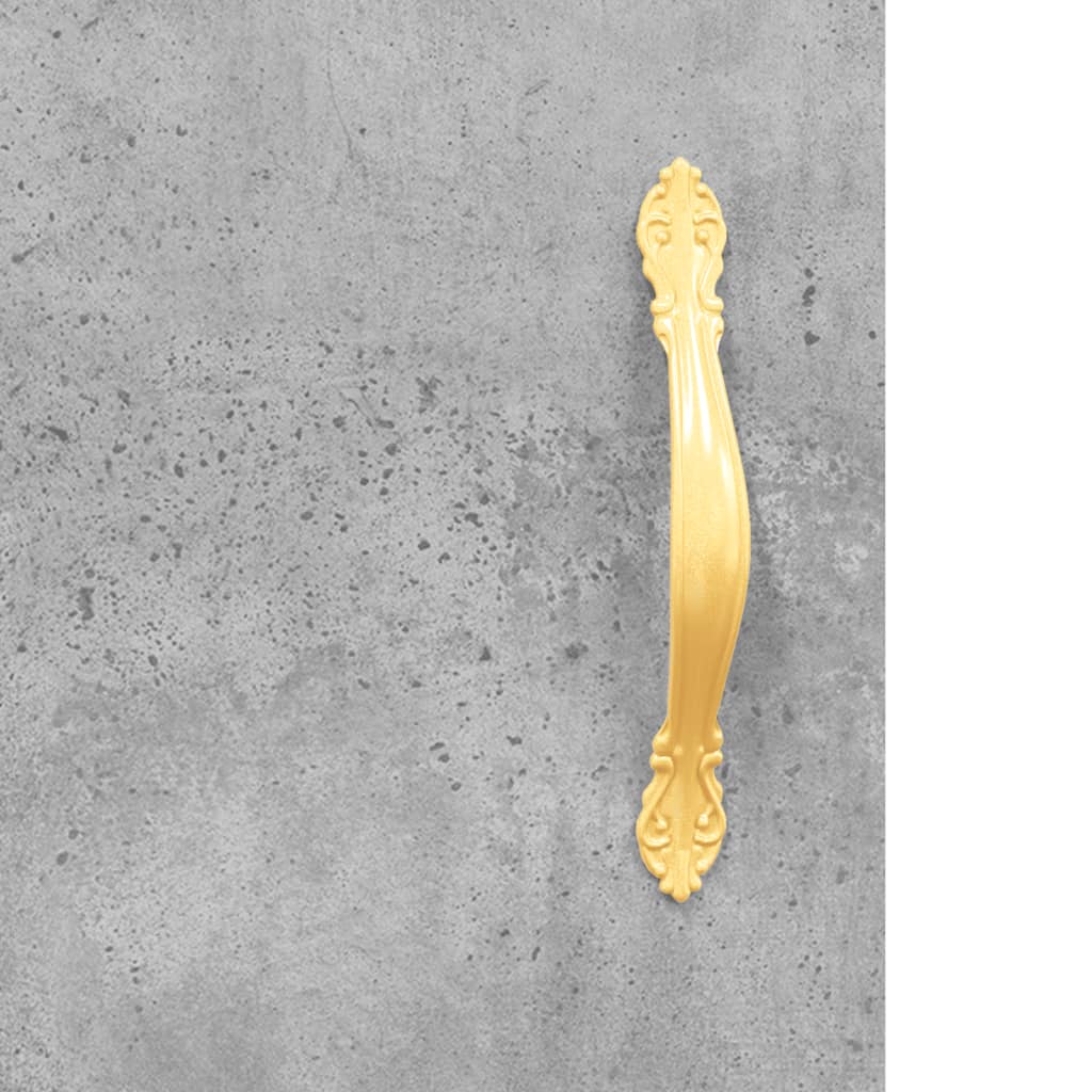Skříň Highboard Betonově Šedá 69,5X34X180 Cm Kompozitní Dřevo
