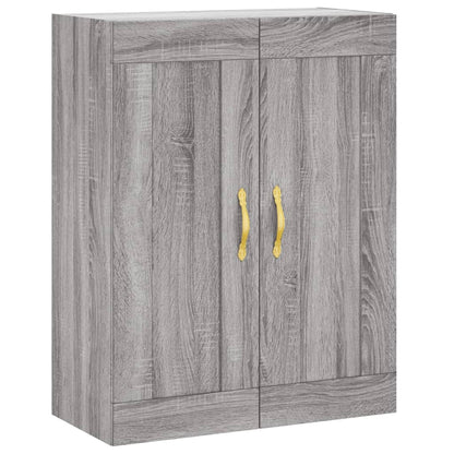 Skříň Highboard Šedá Sonoma 69,5 X 34 X 180 Cm Kompozitní Dřevo