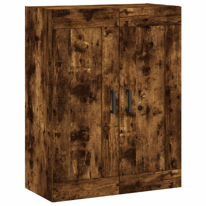 Skříň Highboard Kouřový Dub 69,5 X 34 X 180 Cm Kompozitní Dřevo