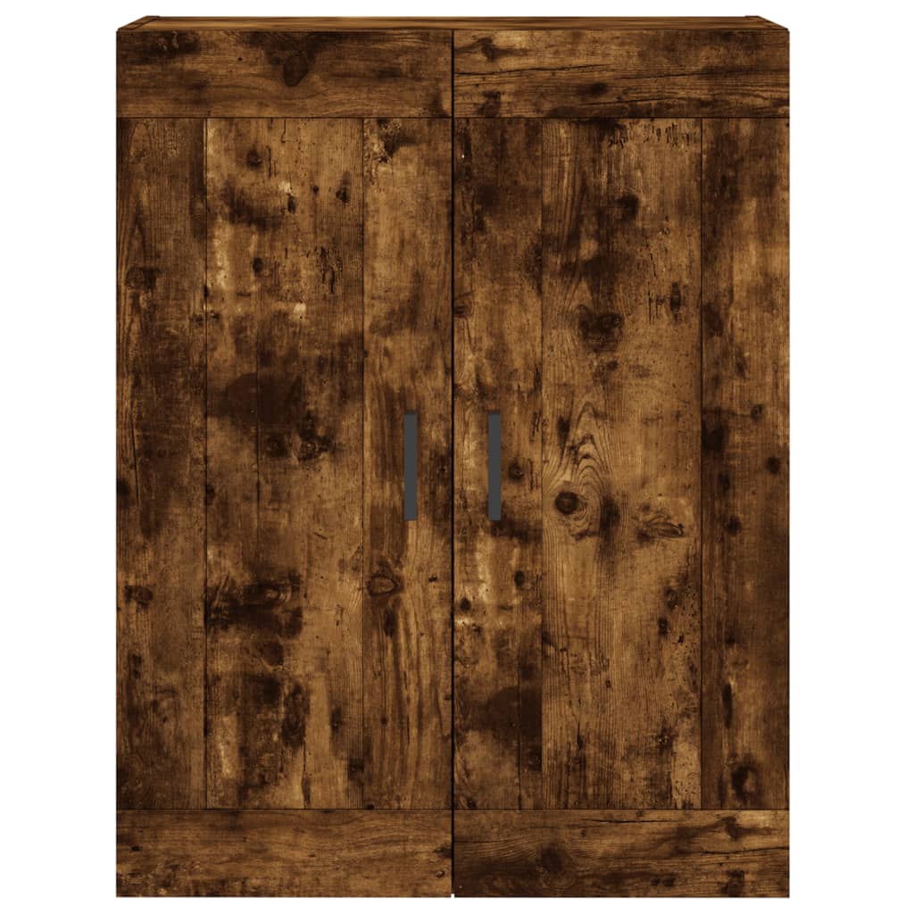 Skříň Highboard Kouřový Dub 69,5 X 34 X 180 Cm Kompozitní Dřevo