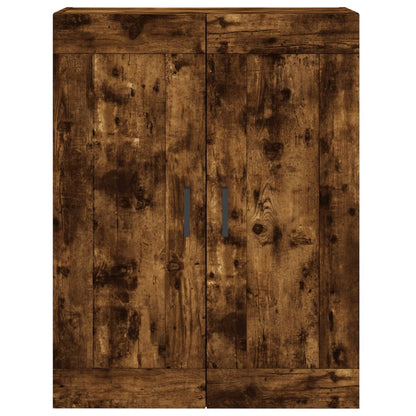 Skříň Highboard Kouřový Dub 69,5 X 34 X 180 Cm Kompozitní Dřevo