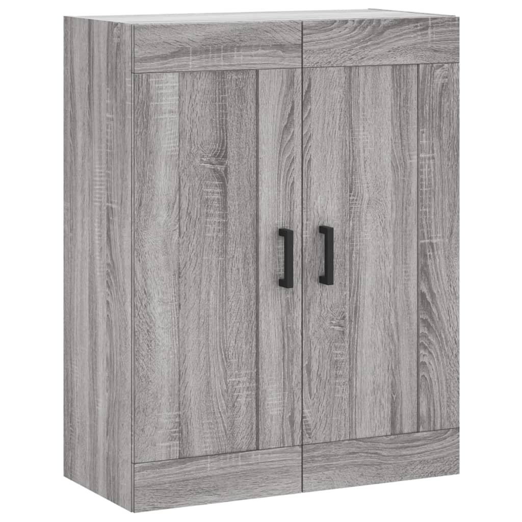 Skříň Highboard Šedá Sonoma 69,5 X 34 X 180 Cm Kompozitní Dřevo