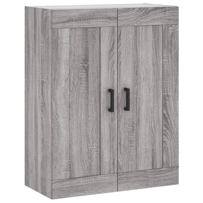 Skříň Highboard Šedá Sonoma 69,5 X 34 X 180 Cm Kompozitní Dřevo