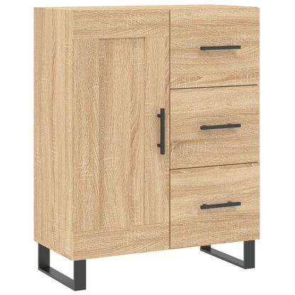 Skříň Highboard Dub Sonoma 69,5 X 34 X 180 Cm Kompozitní Dřevo