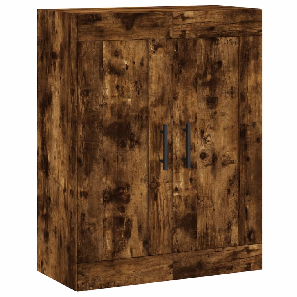 Skříň Highboard Kouřový Dub 69,5 X 34 X 180 Cm Kompozitní Dřevo
