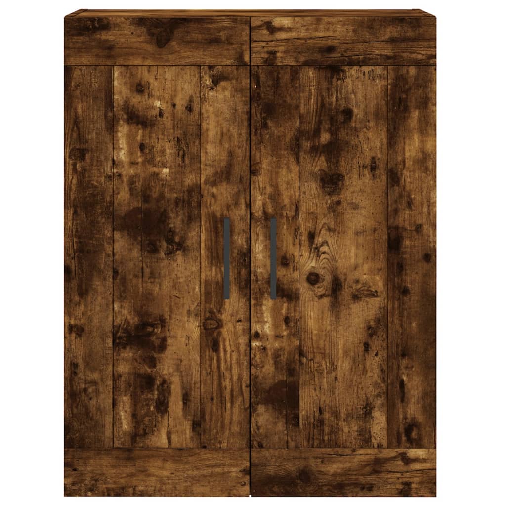 Skříň Highboard Kouřový Dub 69,5 X 34 X 180 Cm Kompozitní Dřevo