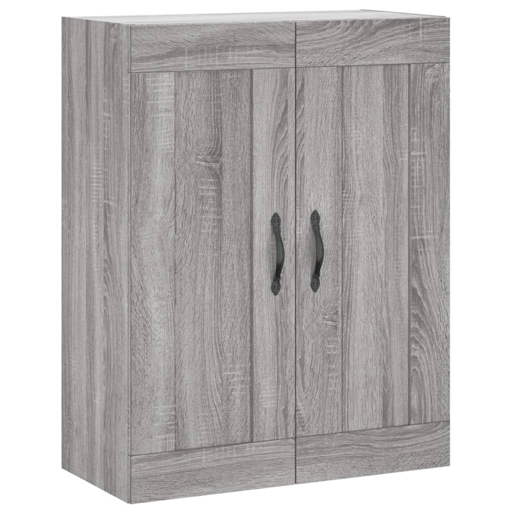 Skříň Highboard Šedá Sonoma 69,5 X 34 X 180 Cm Kompozitní Dřevo