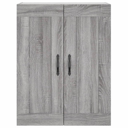 Skříň Highboard Šedá Sonoma 69,5 X 34 X 180 Cm Kompozitní Dřevo