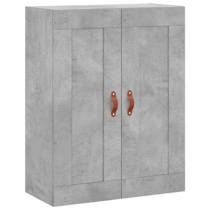 Skříň Highboard Betonově Šedá 69,5X34X180 Cm Kompozitní Dřevo