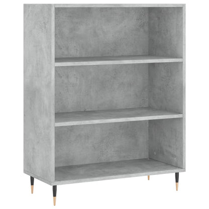 Skříň Highboard Betonově Šedá 69,5X34X180 Cm Kompozitní Dřevo