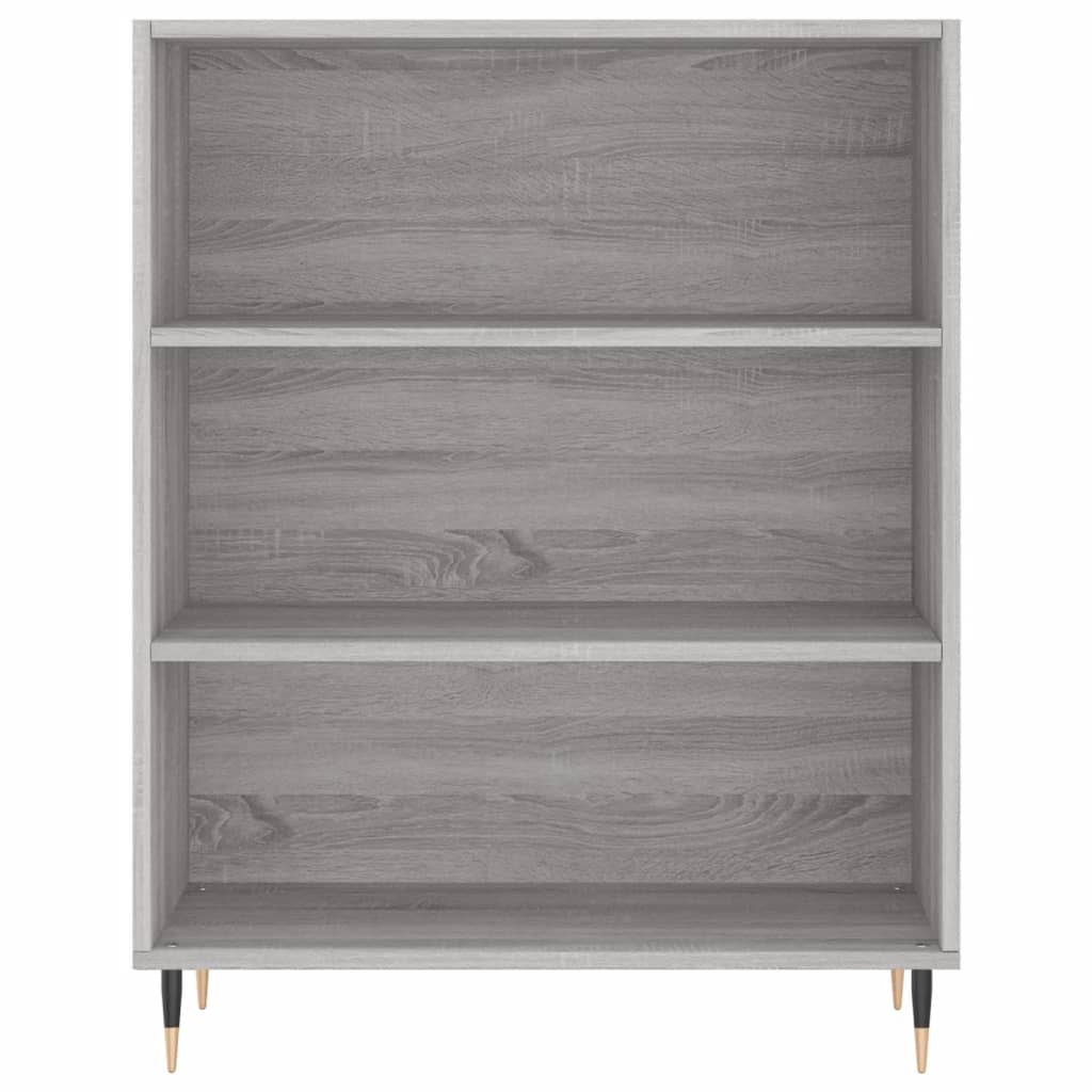 Skříň Highboard Šedá Sonoma 69,5 X 34 X 180 Cm Kompozitní Dřevo