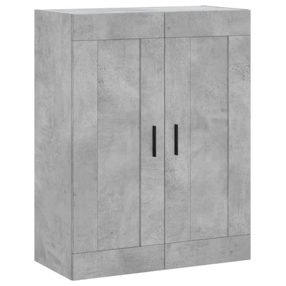 Skříň Highboard Betonově Šedá 69,5X34X180 Cm Kompozitní Dřevo