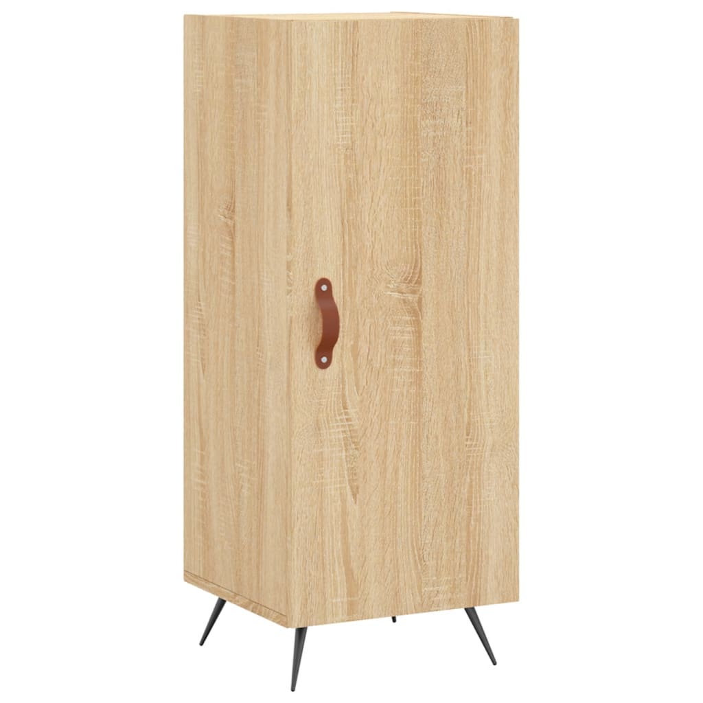 Skříň Highboard Dub Sonoma 34,5 X 34 X 180 Cm Kompozitní Dřevo