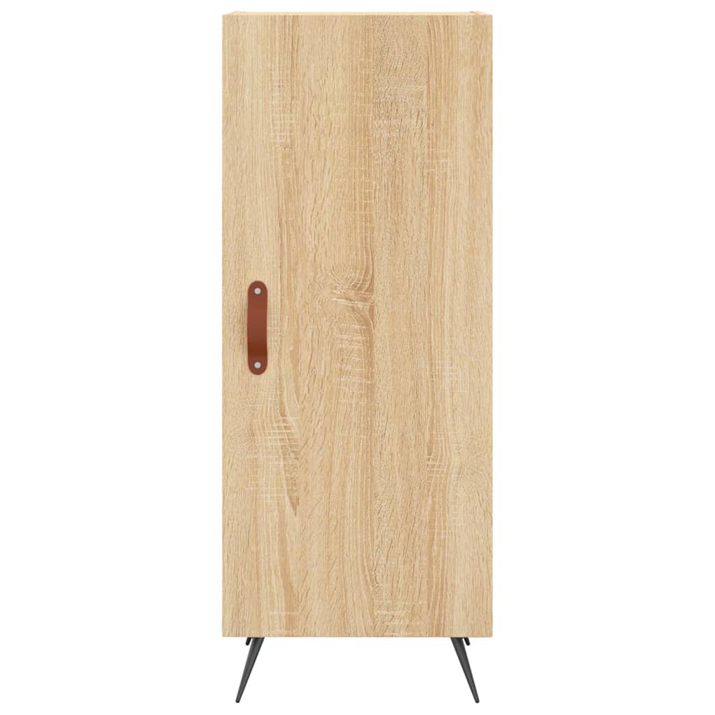 Skříň Highboard Dub Sonoma 34,5 X 34 X 180 Cm Kompozitní Dřevo
