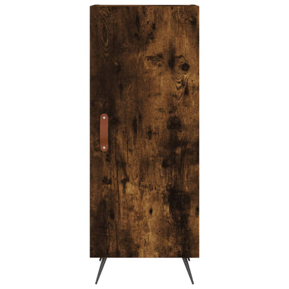 Skříň Highboard Kouřový Dub 34,5 X 34 X 180 Cm Kompozitní Dřevo