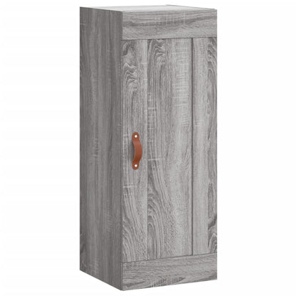 Skříň Highboard Šedá Sonoma 34,5 X 34 X 180 Cm Kompozitní Dřevo
