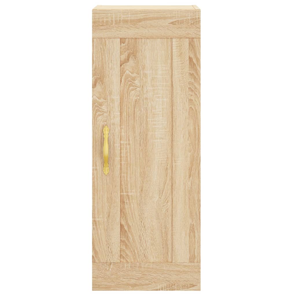 Skříň Highboard Dub Sonoma 34,5 X 34 X 180 Cm Kompozitní Dřevo