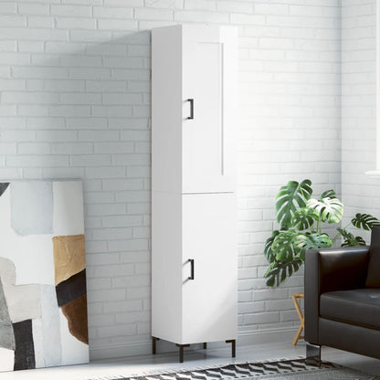 Skříň Highboard 34,5 X 34 X 180 Cm Kompozitní Dřevo