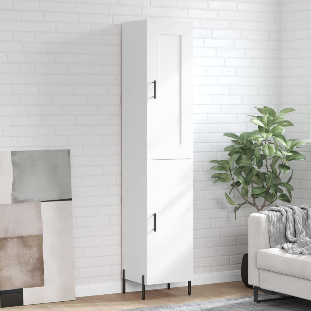 Skříň Highboard 34,5 X 34 X 180 Cm Kompozitní Dřevo