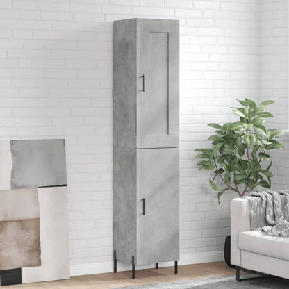 Skříň Highboard 34,5 X 34 X 180 Cm Kompozitní Dřevo