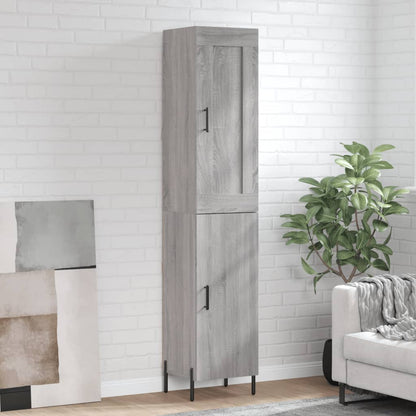 Skříň Highboard 34,5 X 34 X 180 Cm Kompozitní Dřevo