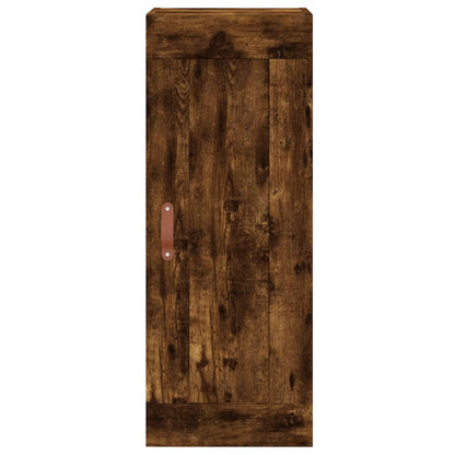 Skříň Highboard Kouřový Dub 34,5 X 34 X 180 Cm Kompozitní Dřevo