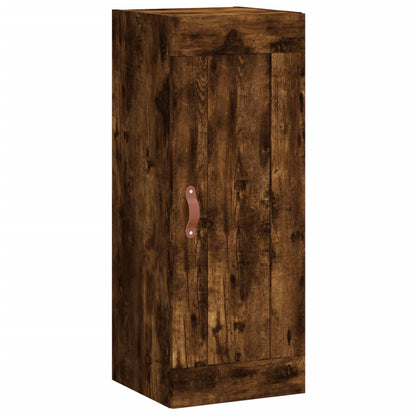 Skříň Highboard Kouřový Dub 34,5 X 34 X 180 Cm Kompozitní Dřevo