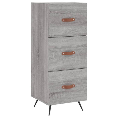 Skříň Highboard Šedá Sonoma 34,5 X 34 X 180 Cm Kompozitní Dřevo