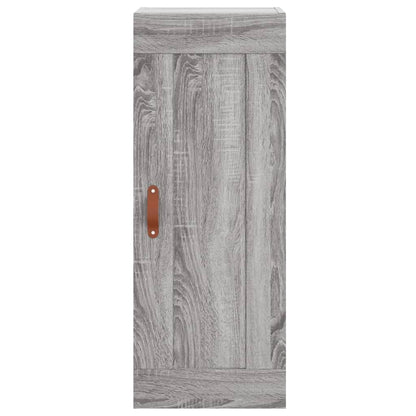 Skříň Highboard Šedá Sonoma 34,5 X 34 X 180 Cm Kompozitní Dřevo