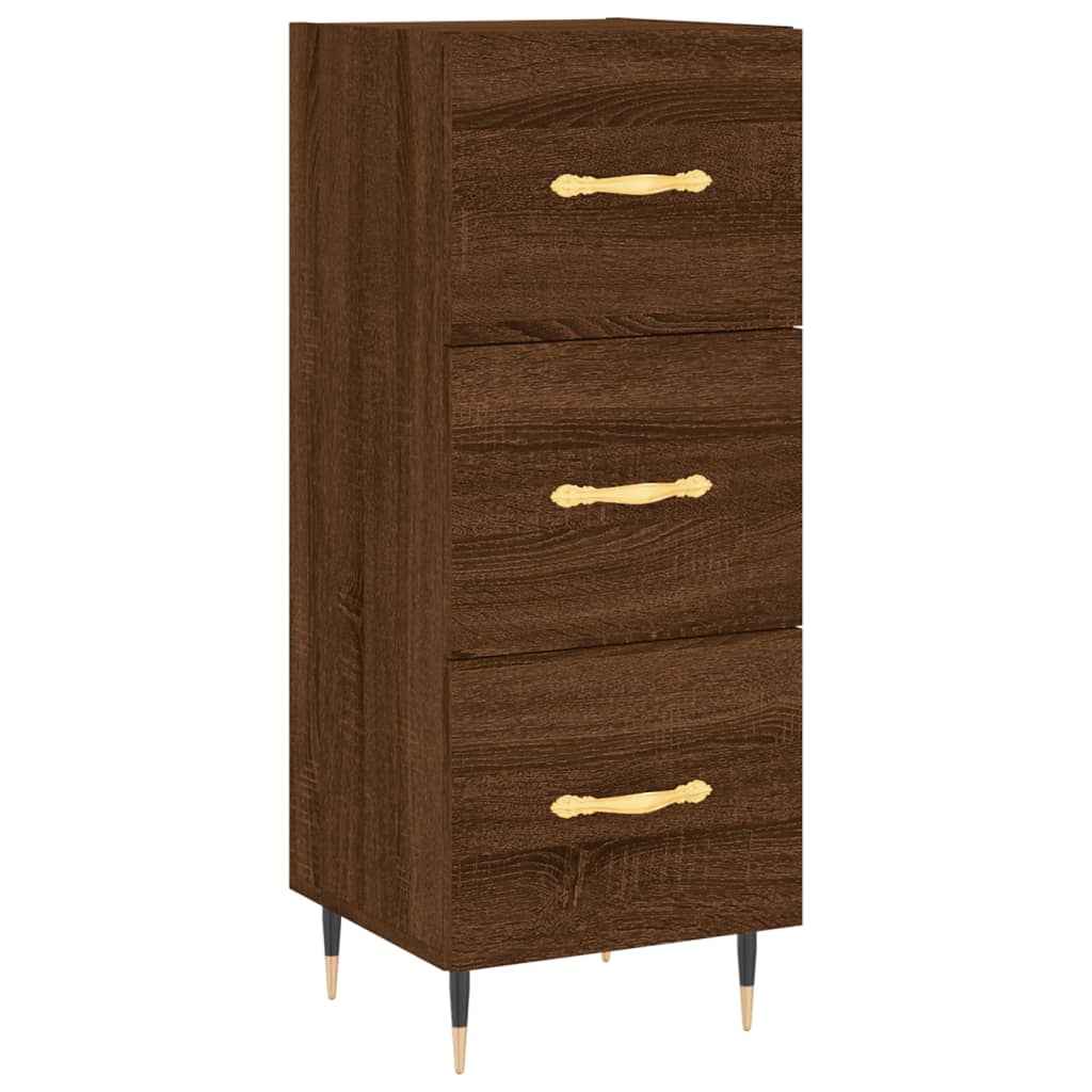 Skříň Highboard 34,5 X 34 X 180 Cm Kompozitní Dřevo