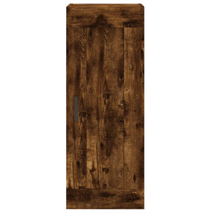 Skříň Highboard Kouřový Dub 34,5 X 34 X 180 Cm Kompozitní Dřevo