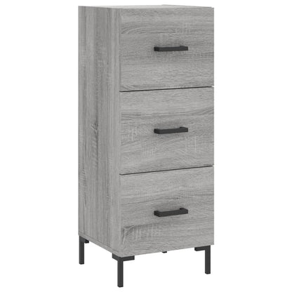 Skříň Highboard Šedá Sonoma 34,5 X 34 X 180 Cm Kompozitní Dřevo