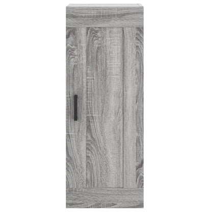 Skříň Highboard Šedá Sonoma 34,5 X 34 X 180 Cm Kompozitní Dřevo