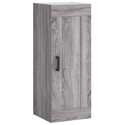 Skříň Highboard Šedá Sonoma 34,5 X 34 X 180 Cm Kompozitní Dřevo
