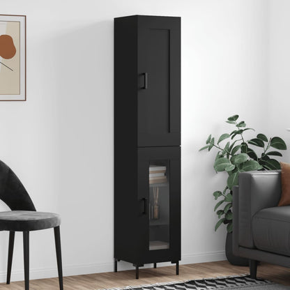 Skříň Highboard 34,5 X 34 X 180 Cm Kompozitní Dřevo