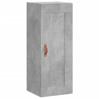 Skříň Highboard Betonově Šedá 34,5X34X180 Cm Kompozitní Dřevo