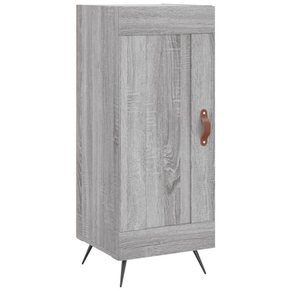 Skříň Highboard Šedá Sonoma 34,5 X 34 X 180 Cm Kompozitní Dřevo
