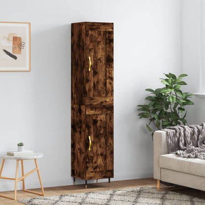 Skříň Highboard 34,5 X 34 X 180 Cm Kompozitní Dřevo
