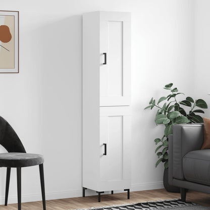Skříň Highboard 34,5 X 34 X 180 Cm Kompozitní Dřevo