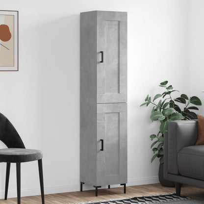 Skříň Highboard 34,5 X 34 X 180 Cm Kompozitní Dřevo