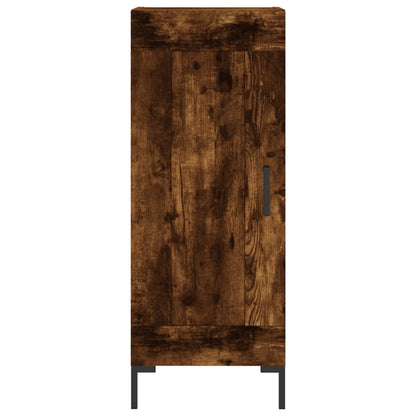 Skříň Highboard Kouřový Dub 34,5 X 34 X 180 Cm Kompozitní Dřevo