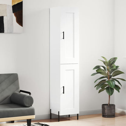 Skříň Highboard 34,5 X 34 X 180 Cm Kompozitní Dřevo