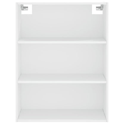 Skříň Highboard Bílá 69,5 X 34 X 180 Cm Kompozitní Dřevo