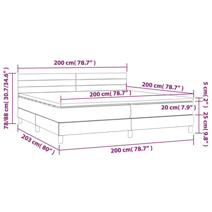 Box Spring Postel S Matrací Tmavě Zelená 200X200 Cm Samet