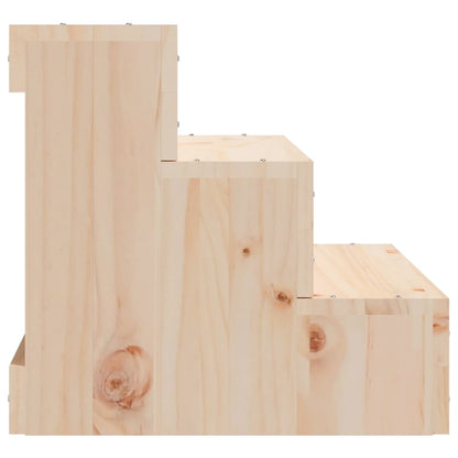 Schůdky Pro Domácí Zvířata 40X37,5X35 Cm Masivní Borové Dřevo