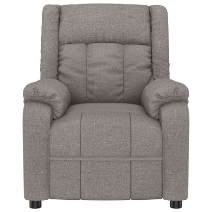 Elektrické Masážní Křeslo Taupe Textil