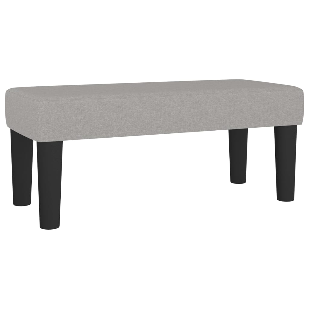 Box Spring Postel S Matrací Textil Světle Šedá